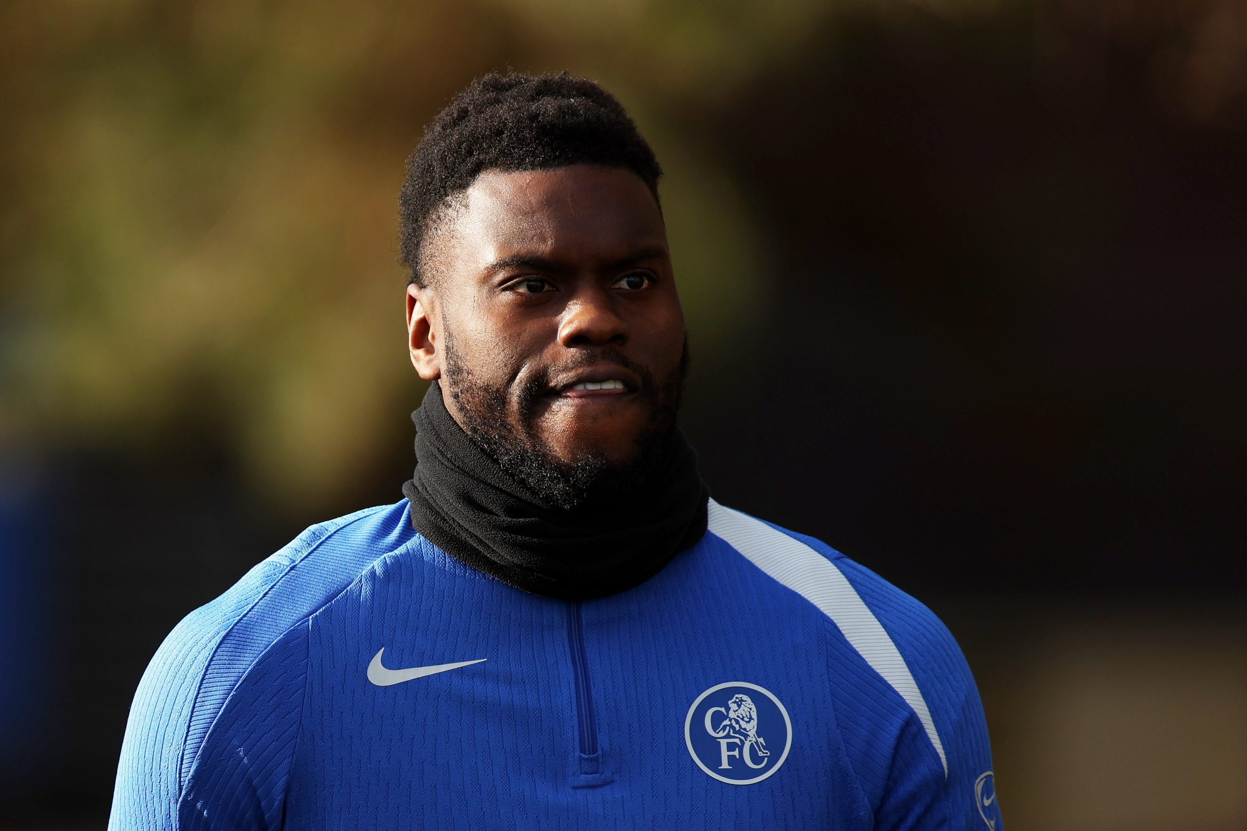 Benoit Badiashile training.