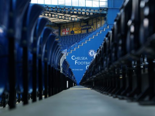 View inside Stamford Bridge before a Chelsea game
