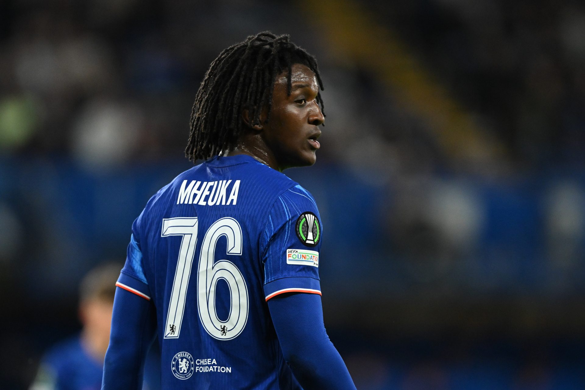 Shim Mheuka playing for Chelsea