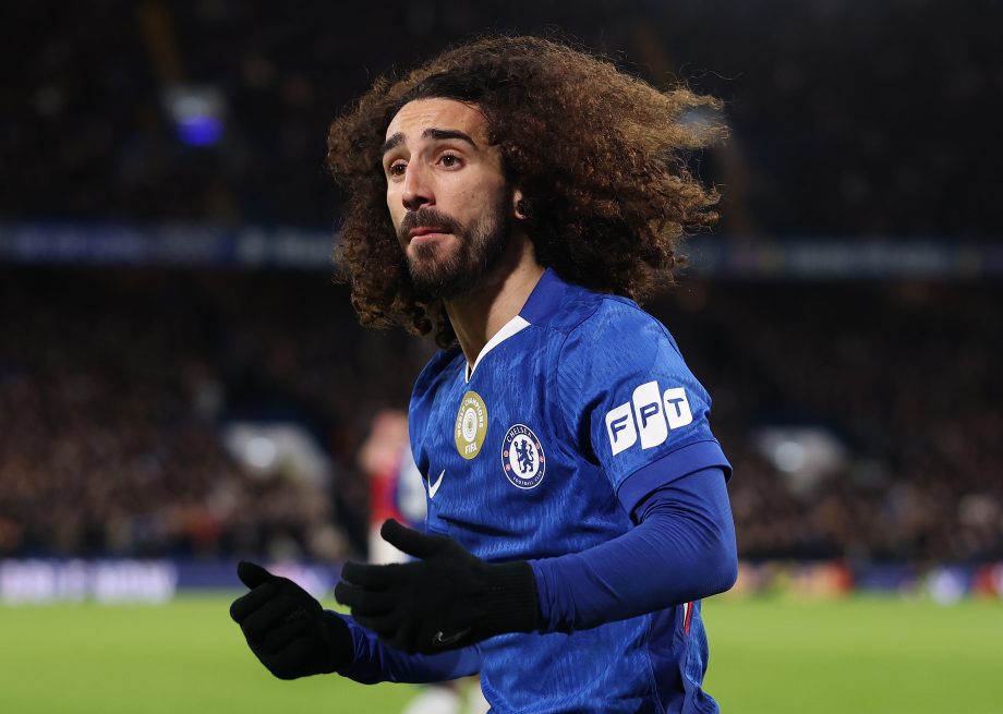 Marc Cucurella playing for Chelsea.