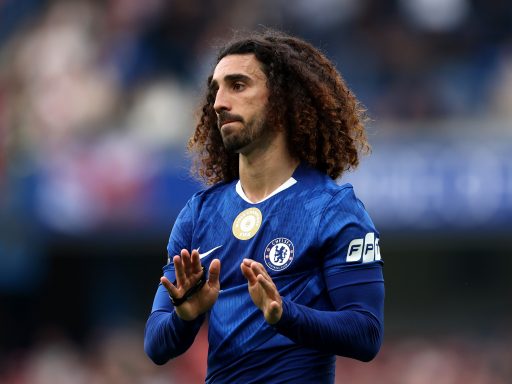 Marc Cucurella playing for Chelsea.