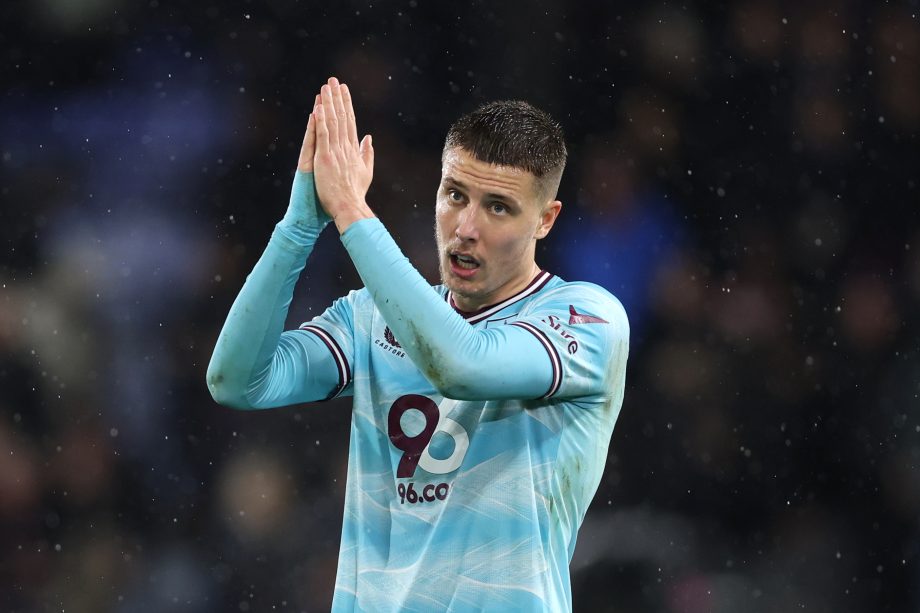 Maxime Esteve playing for Crystal Palace