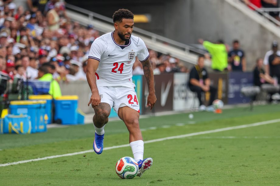 Reece James playing for England.