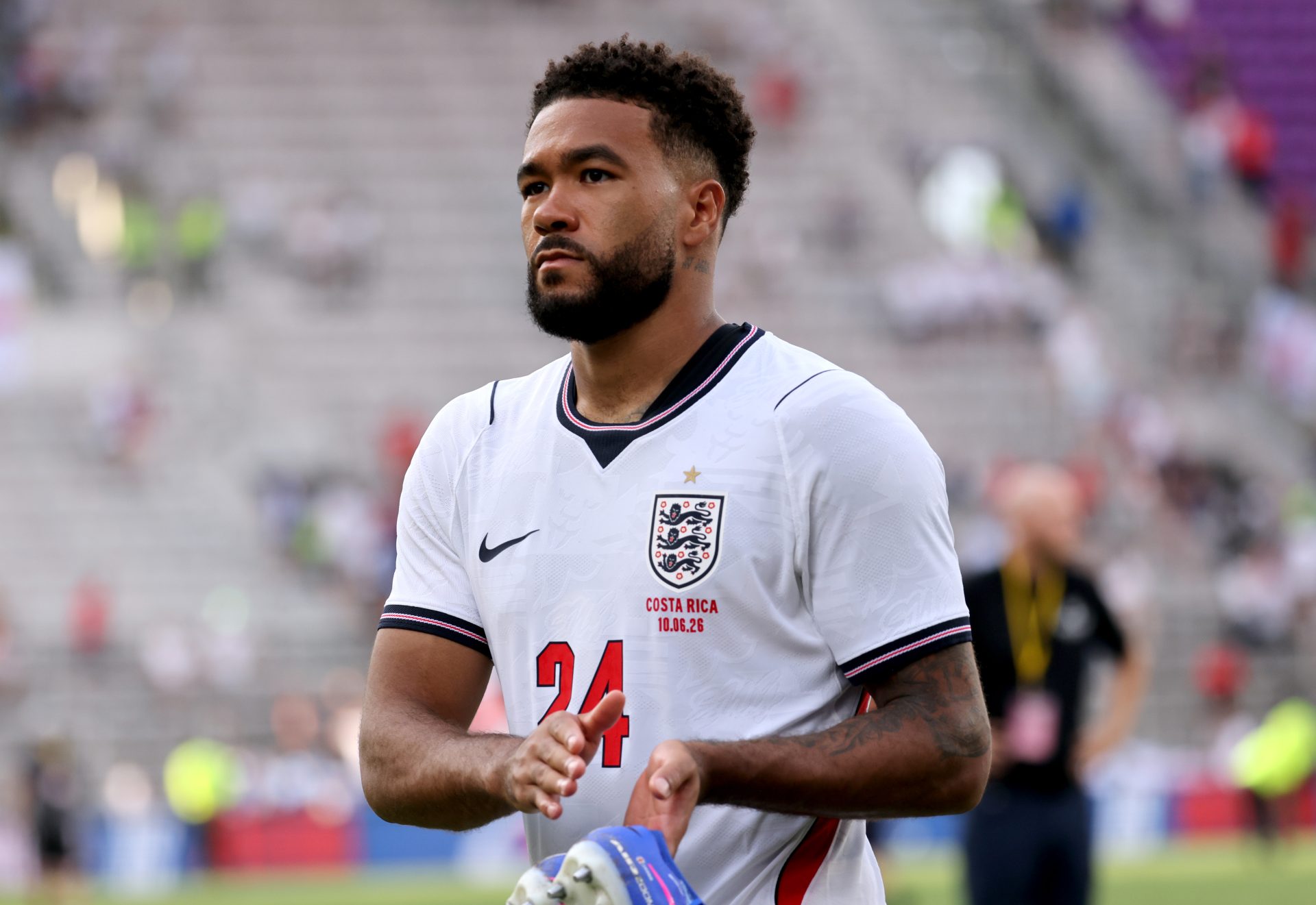 Reece James playing for England.