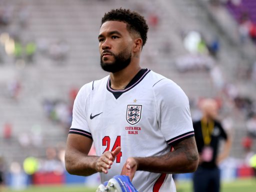 Reece James playing for England.