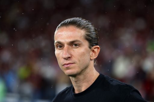 Filipe Luis with Flamengo.