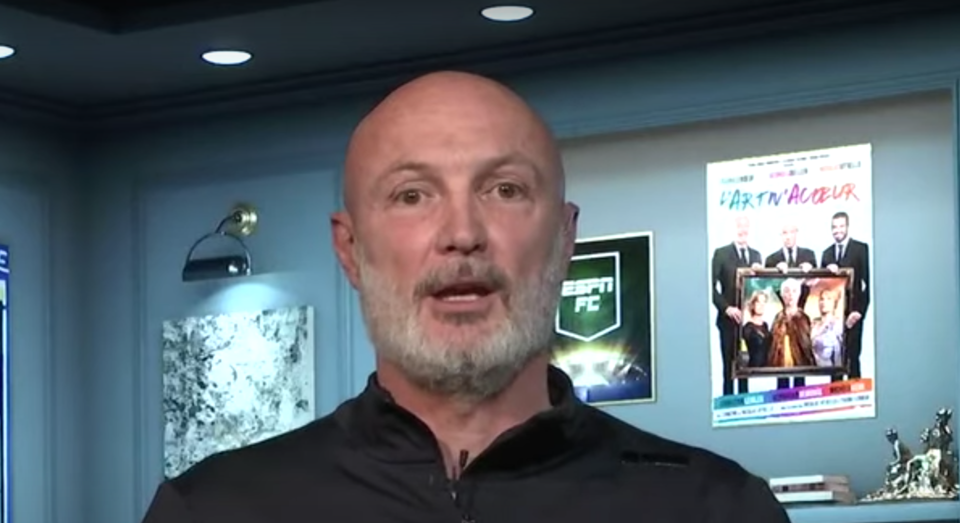 Frank Leboeuf speaking on ESPN.