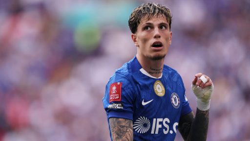 Alejandro Garnacho playing for Chelsea