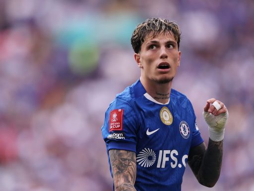 Alejandro Garnacho playing for Chelsea