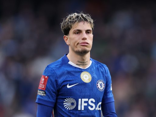 Alejandro Garnacho playing for Chelsea