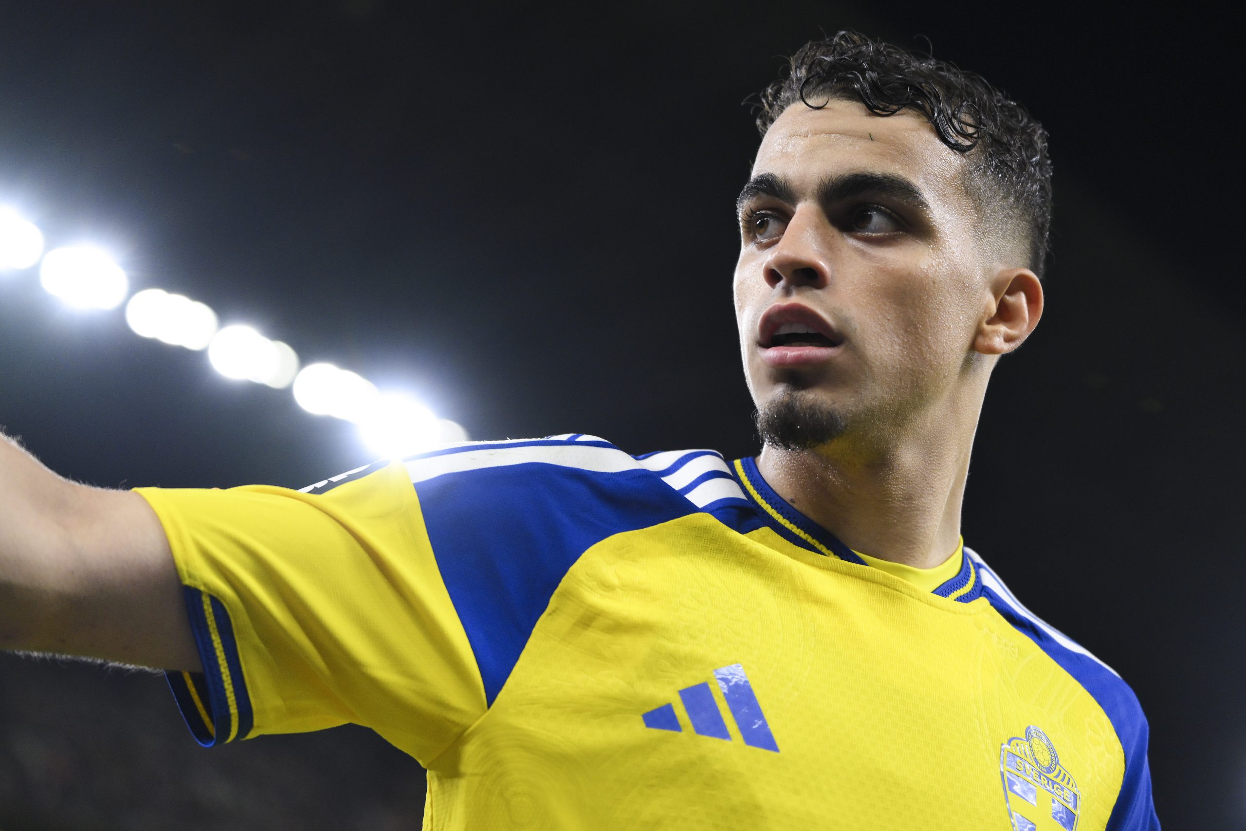 Yasin Ayari playing for Sweden. (Photo by Michael Campanella/Getty Images) Yasin Ayari playing for Sweden.