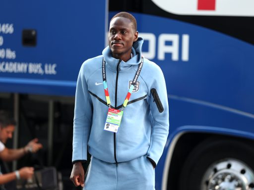 Trevoh Chalobah of Chelsea & England arrives at the stadium