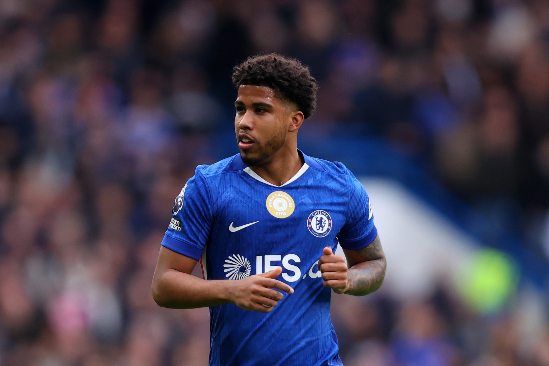 Andrey Santos of Chelsea during the Premier League