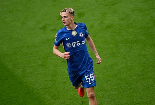 Jesse Derry of Chelsea looks on during the Premier League match