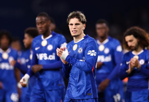 Alejandro Garnacho of Chelsea during the Premier League match between Chelsea and Tottenham Hotspur at Stamford Bridge