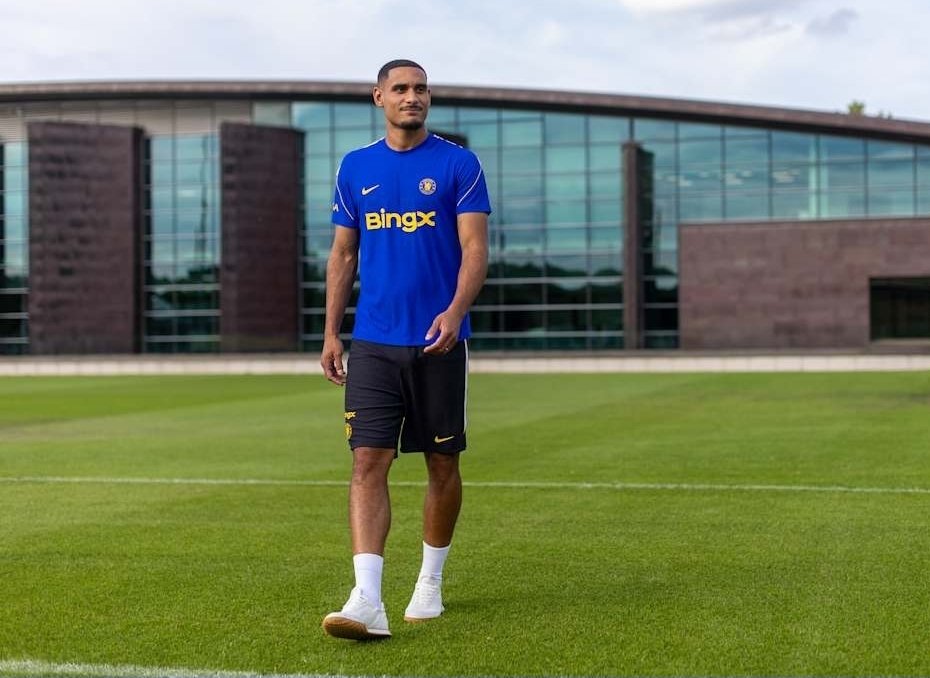 Maxence Lacroix at the training ground Maxence Lacroix at the training ground