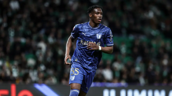 Ibrahima Ba playing for Famalicao.
