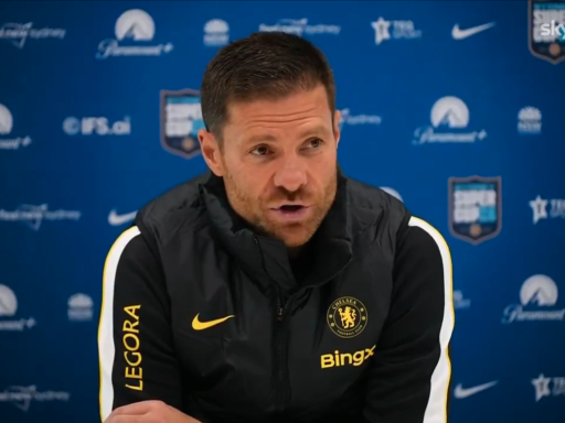 Xabi Alonso in his press conference