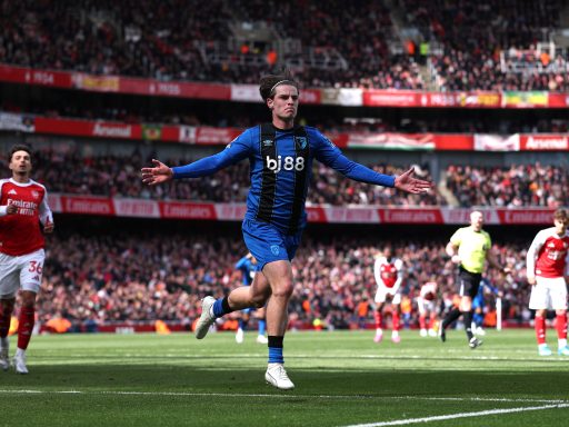 Alex Scott of AFC Bournemouth celebrates