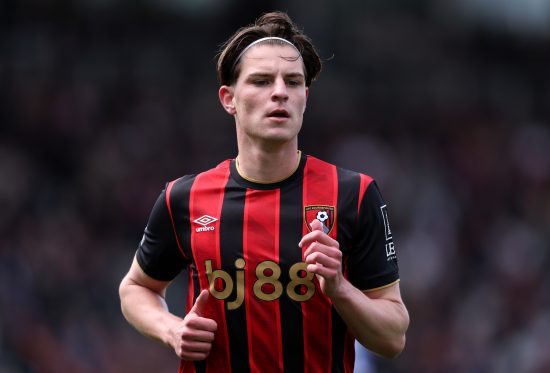 Alex Scott playing for Bournemouth.