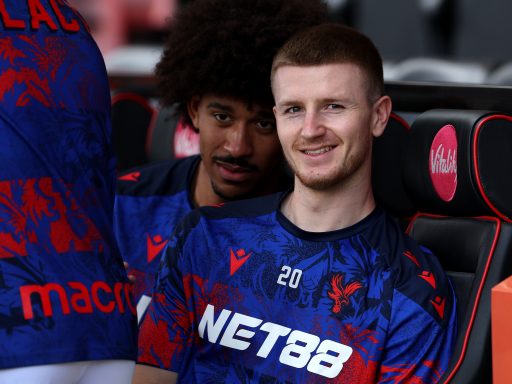 Adam Wharton and Chris Richards of Crystal Palace