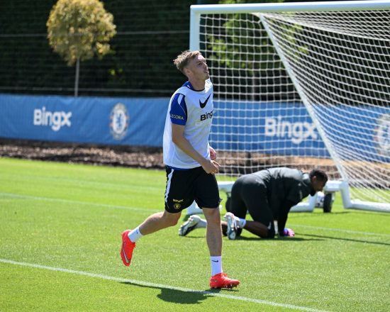 Cole Palmer in preseason training.