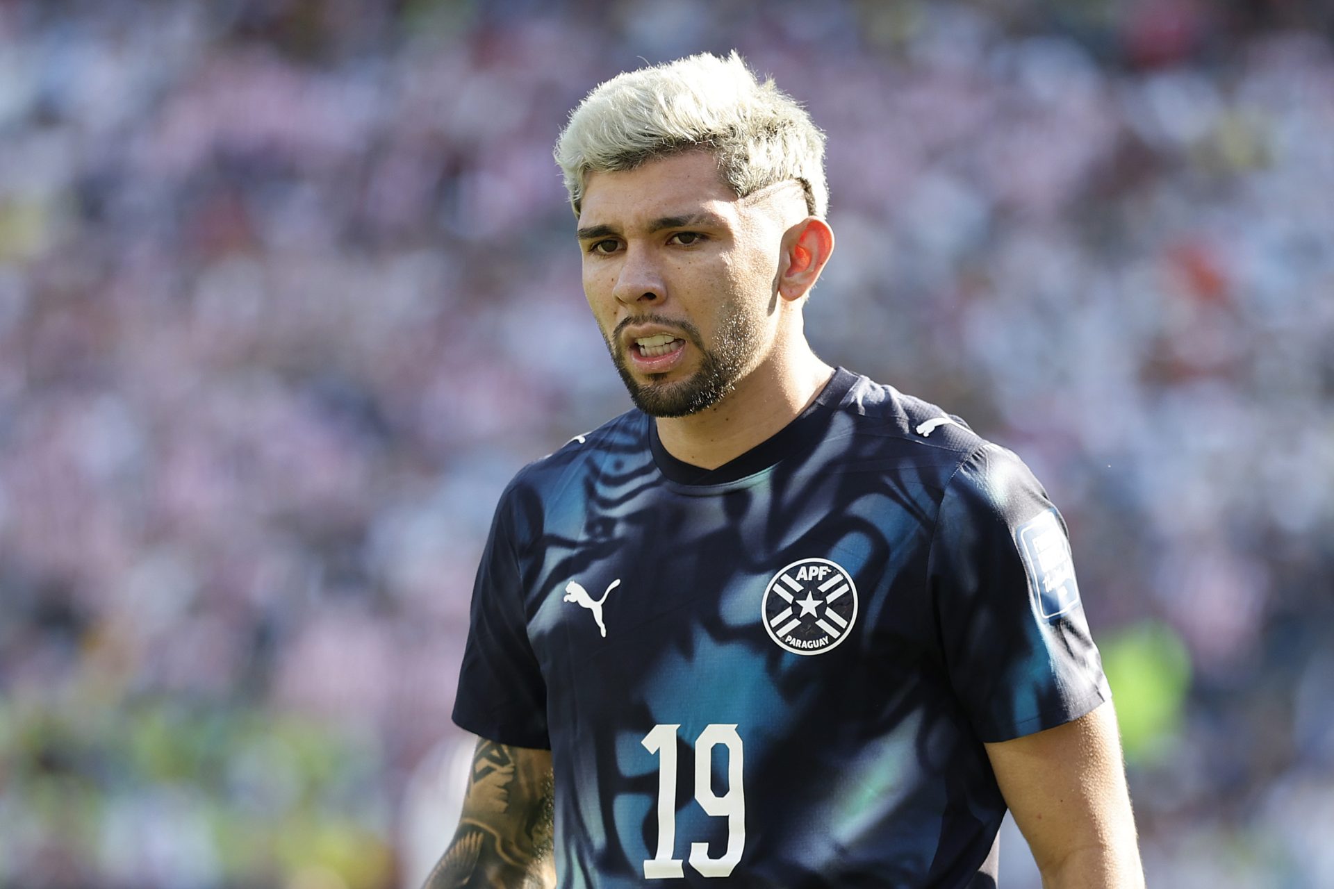 Julio Enciso of Paraguay looks on during the FIFA World Cup 2026