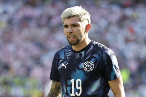 Julio Enciso of Paraguay looks on during the FIFA World Cup 2026