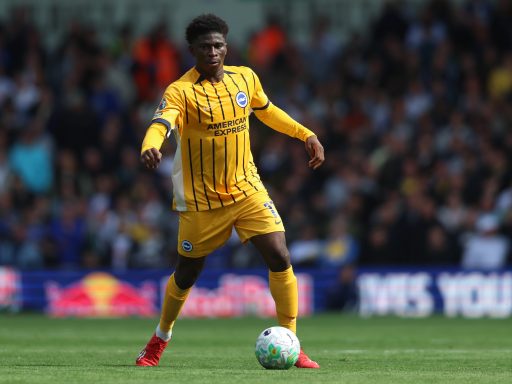 Carlos Baleba of Brighton and Hove Albion
