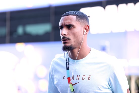 Maxence Lacroix of France arrives at the stadium before the FIFA World Cup 2026