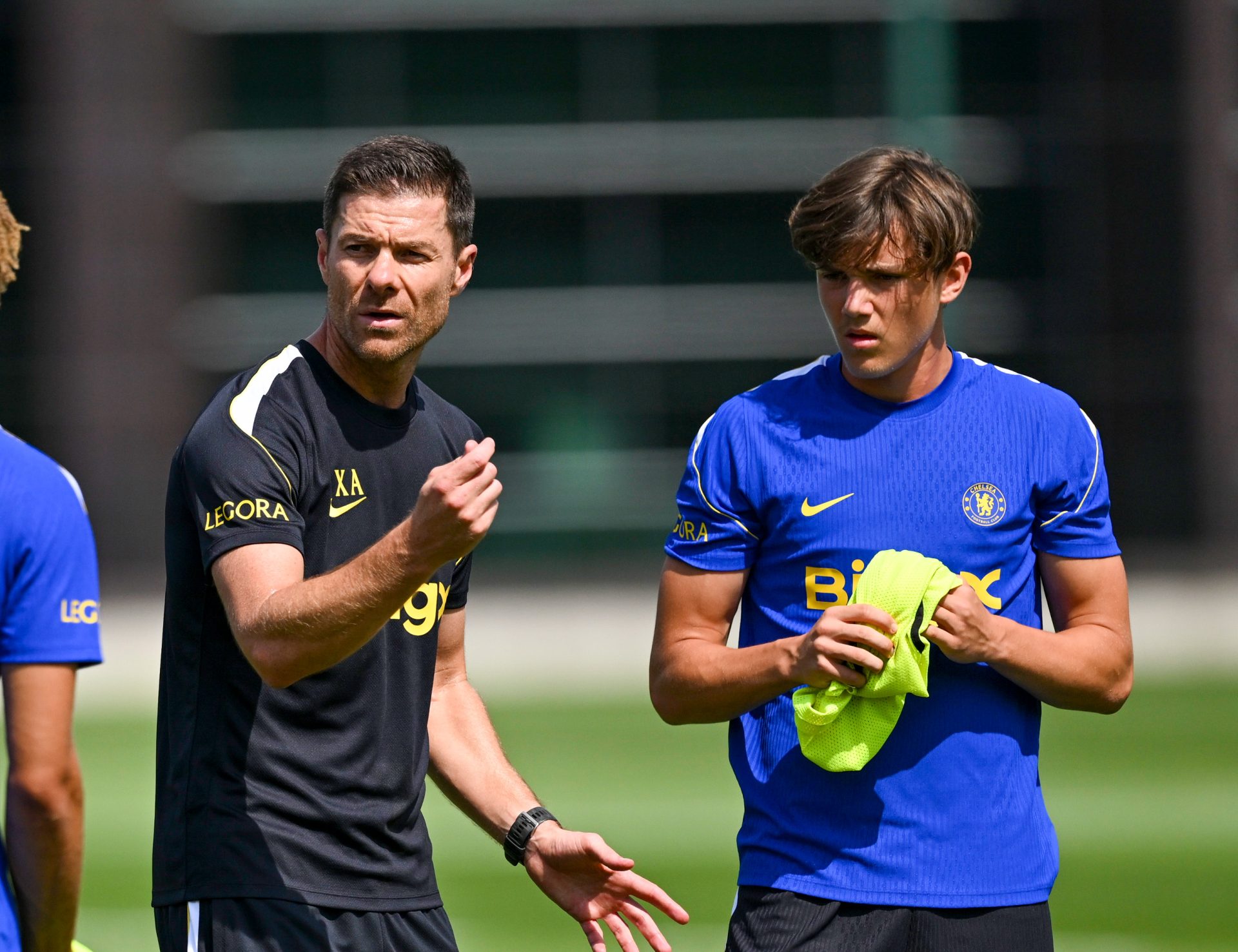 reggie walsh xabi alonso chelsea training