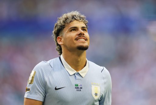 Maxi Araujo of Uruguay looks on during the FIFA World Cup 2026