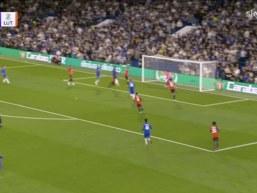 Danny Welbeck heads in a goal