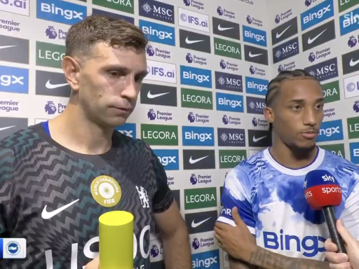 Emi Martinez and Joao Pedro speak after Chelsea's win