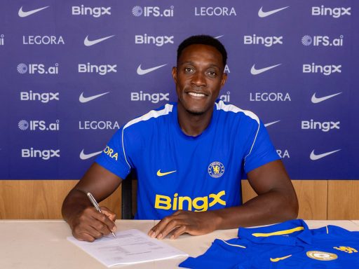 Danny Welbeck signs for Chelsea.