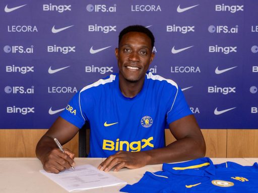 Danny Welbeck signs for Chelsea.