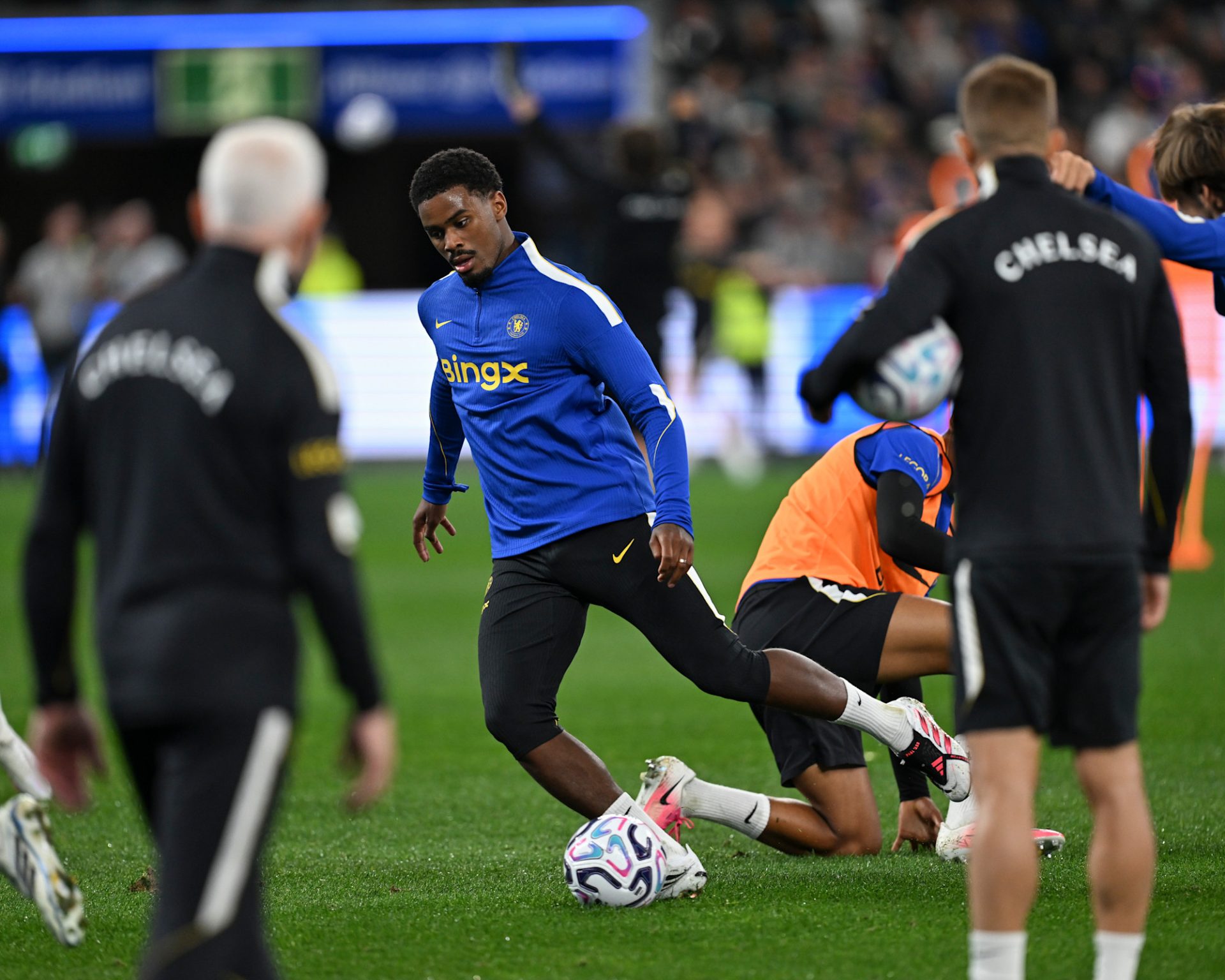 Jorrel Hato in preseason training