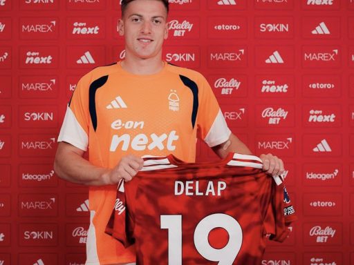 Liam Delap signs for Nottingham Forest