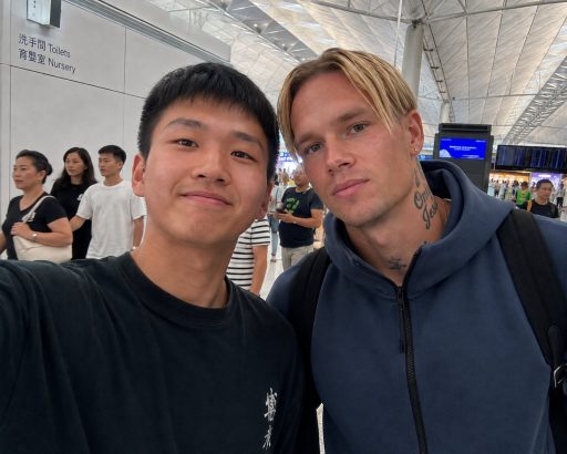 Mykhailo Mudryk arrives in Hong Kong