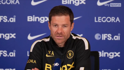 Xabi Alonso takes an August press conference