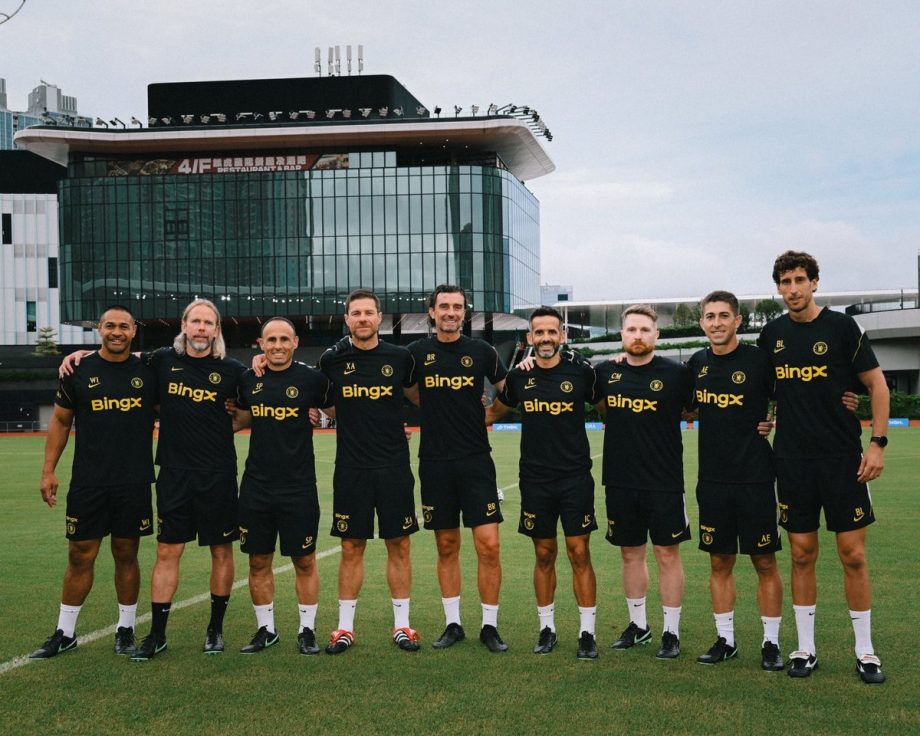 Xabi Alonso's first team staff in Hong Kong