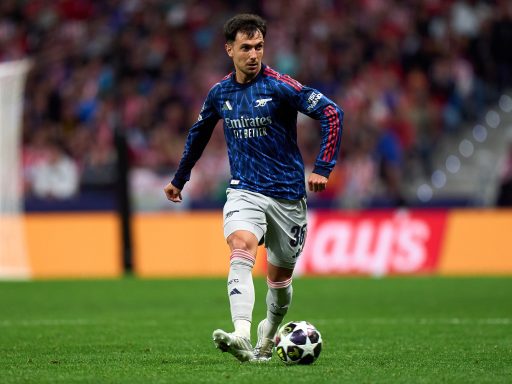 Martin Zubimendi of Arsenal in action during the UEFA Champions League 2025/26 Semi Final