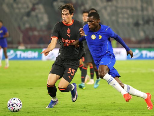 Nicolas Jackson of Chelsea FC during the pre-season friendly between Chelsea FC and AC Milan