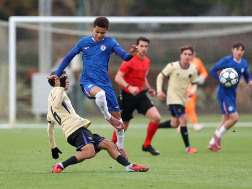 chelsea fc v fc barcelona uefa youth league ()