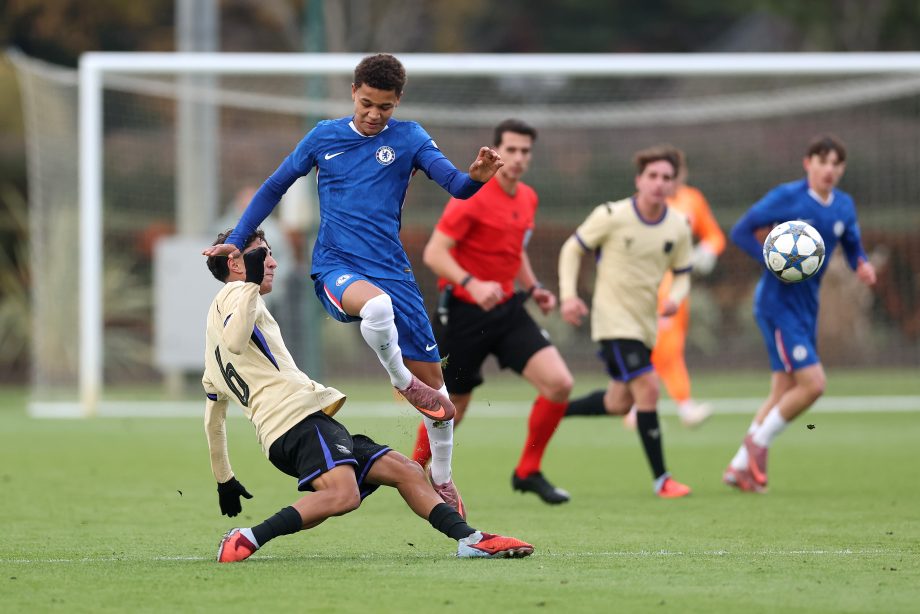 chelsea fc v fc barcelona uefa youth league ()
