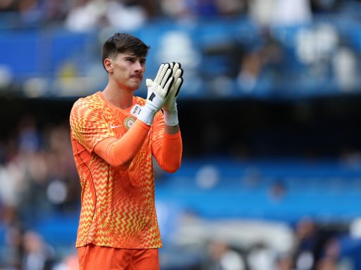 Mike Penders of Chelsea reacts during the pre-season friendly match between Chelsea and Real Sociedad