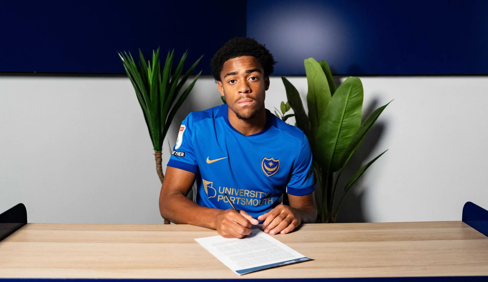 Ryan Kavuma-McQueen signs for Portsmouth on loan.