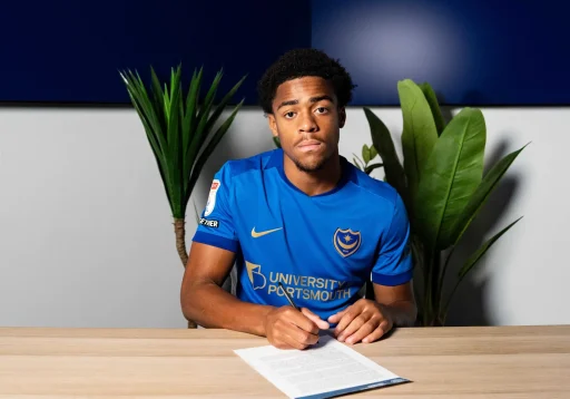 Ryan Kavuma-McQueen signs for Portsmouth on loan.