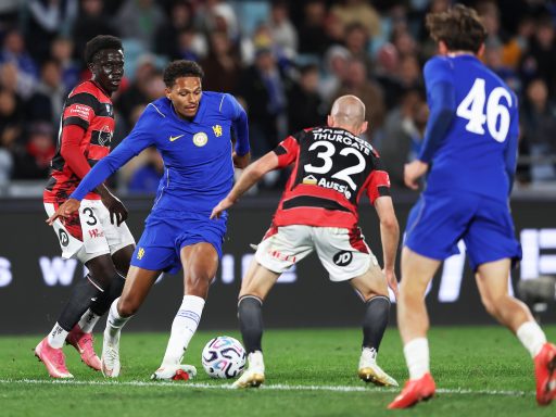 Omari Kellyman of Chelsea during the Sydney Super Cup match between Western Sydney Wanderers and Chelsea