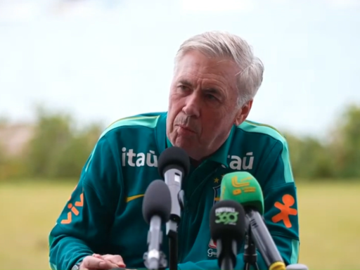 Carlo Ancelotti speaks to the media